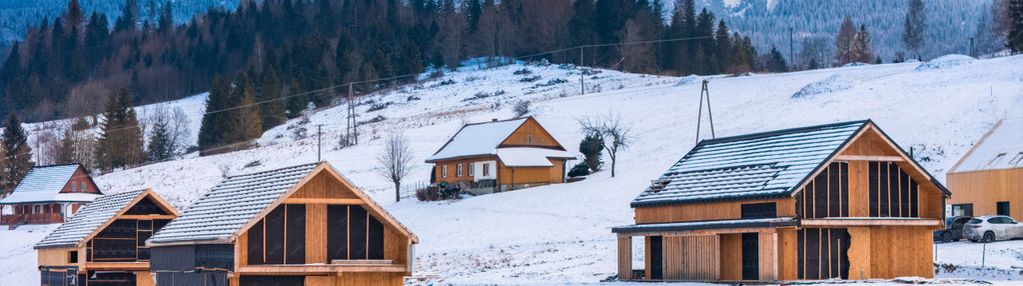 Babia przystań - domy z widokiem na babią górę