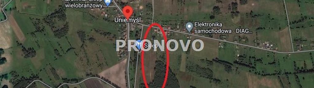 Działki budowlane uniemyśl