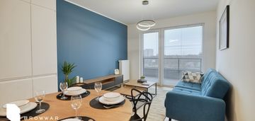 Nowoczesny apartament, 2 pokoje z balkonem