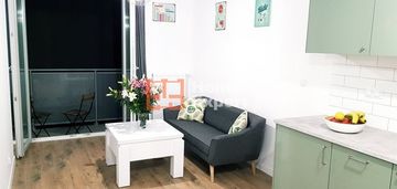 Kawalerka z wydzieloną sypialnią+balkon wrocław