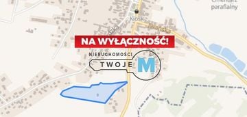 Duża, atrakcyjna działka na wzgórzu w łagowie