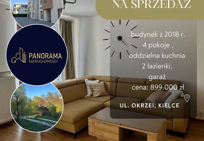 Mieszkanie I 4 pokoje | 85,7 m² | Garaż | Okrzei