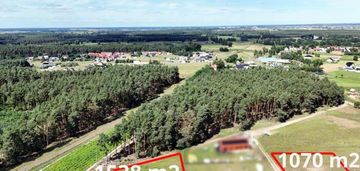 Działki na osiedlu przy lesie/pow. 1538 m2,1070 m2