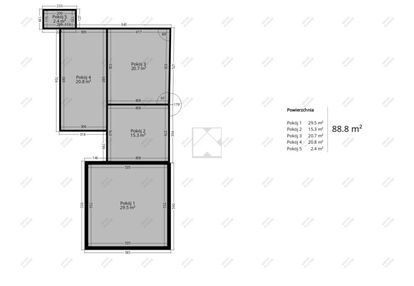 Mieszkanie 90m2 / 2x 45m2 / niski czynsz