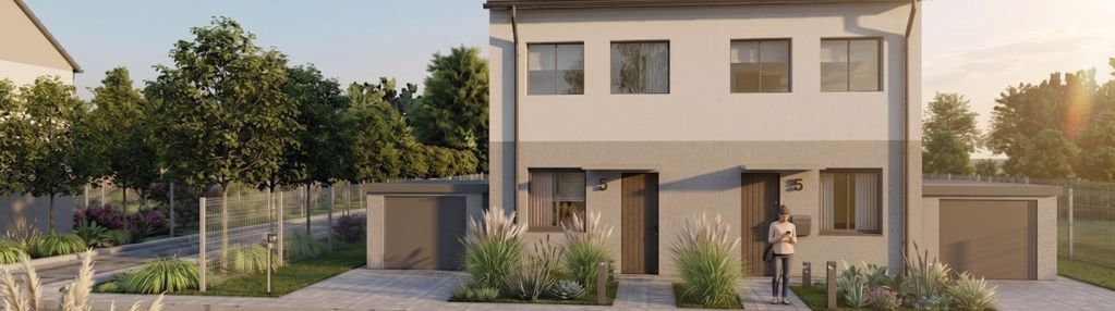 Nowy etap! dom 86,64 m² z ogrodem i garażem