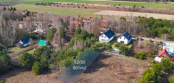 Działka pod dom 801 m² – błędowo, ul. brzozowa