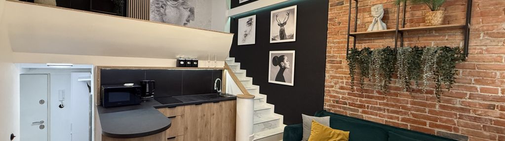 Chmielna | 2 pokoje + antresole | 4,5m wysokości