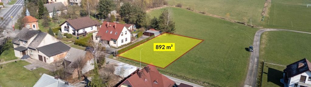 Działka budowlana wierzbie 892m2