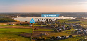 Działka w pobliżu jeziora wiejskiego - łąkie