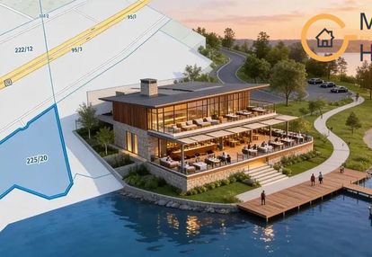 Działka z linią brzegową | jezioro wierzysko