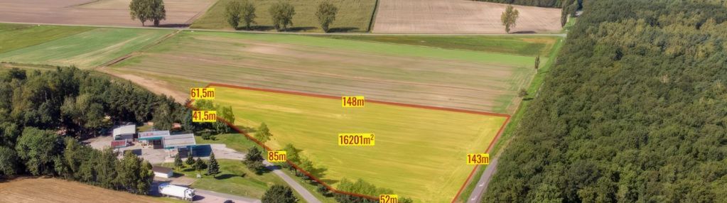 Działka usługowa radonia 16204m2