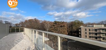 Przestronne 3m z tarasem w centrum parku