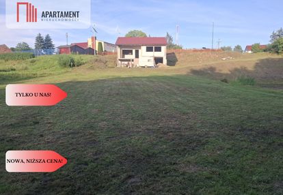 Duża działka z domem w budowie z dostępem do rzeki