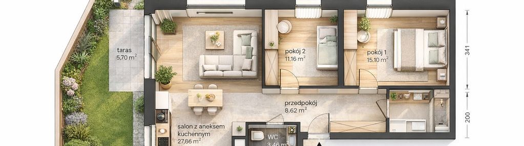 ⭐ ogród 45m  brynów meteorologów ⭐