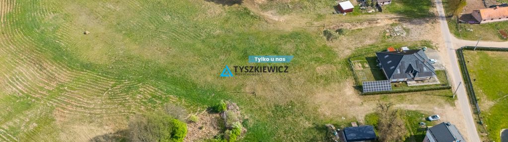 Działka budowlana 1391 m² – dąbki k. bytowa