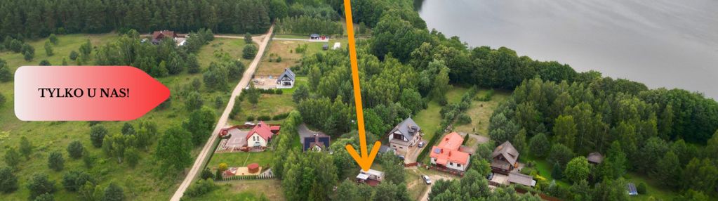 Działka budowlana struga lipy las jezioro
