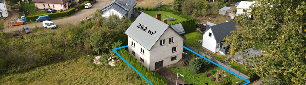 Dom do remontu z poddaszem87 m².gowino,działka 558
