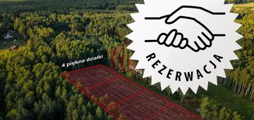 Działki budowlane lesie - zarezerwowane
