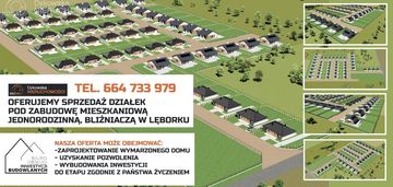 Przedsprzedaż działek bud. z mpzp i mediami lębork