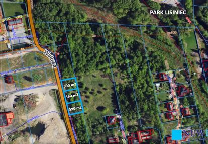 Działka 590 m2 lisiniec ul. wałowa