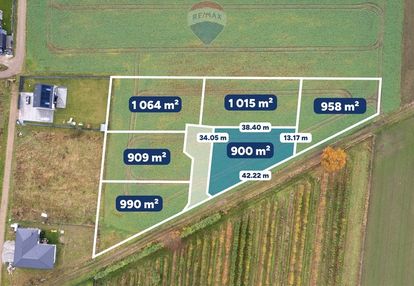 Działka pod dom jednorodzinny, konikowo 900 m²