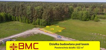 Koszęcin działka pod samym lasem 522m2 woda prąd