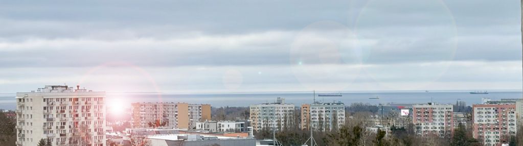 Kawalerka oliwa, miejsce postojowe, widok na morze