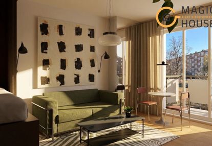 Gdańsk śródmieście - studio z balkonem - motława