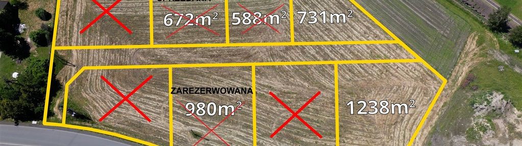Działka budowlana frydek ul. miodowa 1238 m2