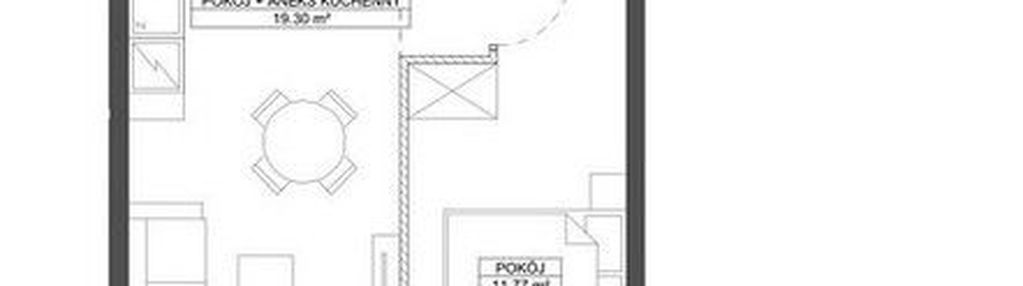 Mieszkanie 2-pokojowe z ogródkiem 34,43 m² gdynia