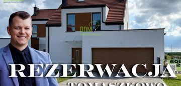 Nowoczesny dom tomaszkowo działka 1490 mkw.