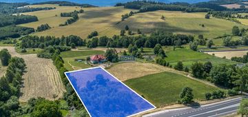 Widokowa działka w siedlęcinie