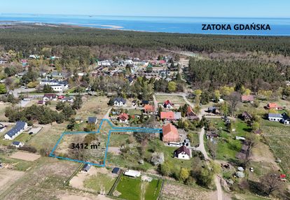 Działka 3412 m² mikoszewo , mpzp, ok. 2 km plaża