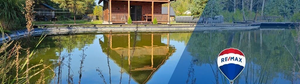 Wakacyjny dom na mazurach z basenem i stawem