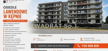 Os. lawendowe - mieszkanie o pow. 47,92 m2 kępno