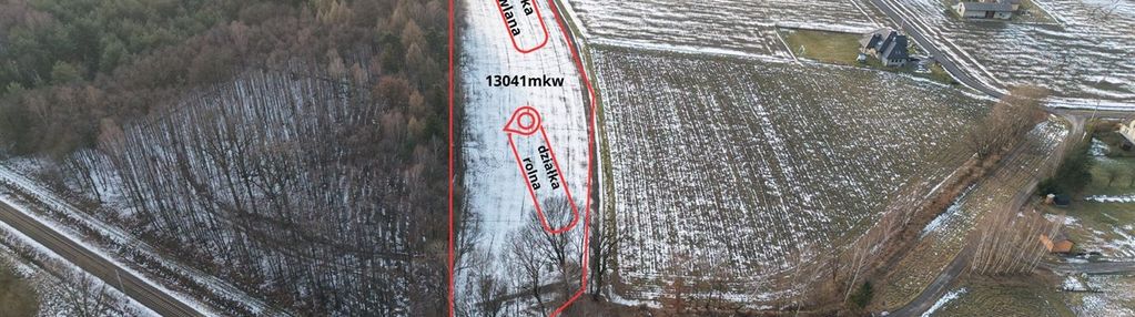 Duża działka rolno-budowlana w kiczycach