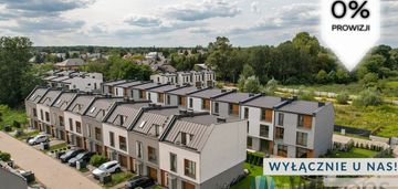 Nowoczesny segment 183 m2_garaż_ogródek_łomianki