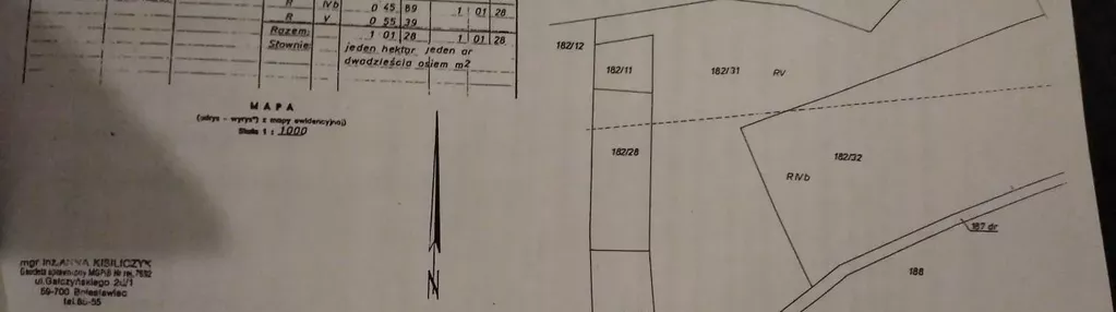 Działka na sprzedaż 101m2