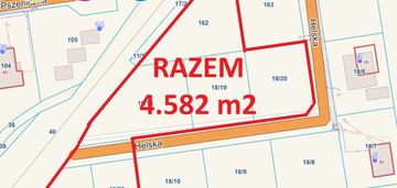 Kompleks 7 działek we władysławowie