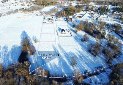 Działka budowlana 1451m2 z wz, gm. jaktorów