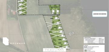 Działki z dostępem jeziora kuchennego, wydane wz