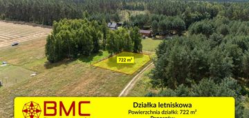 Działka letniskowa panoszów 722m2