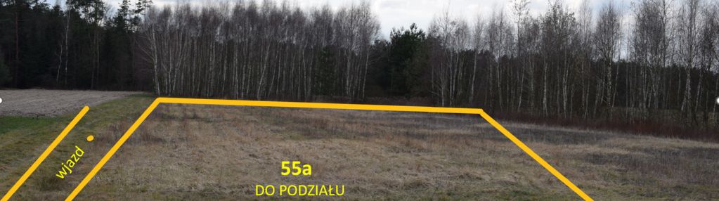 Działka pod zabudowę 55a- przewrotne