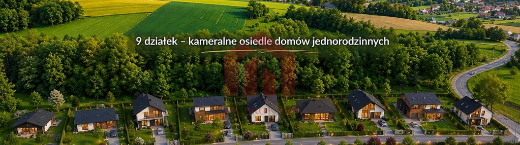 1,3 km od centrum, dobrze skomunikowane działki