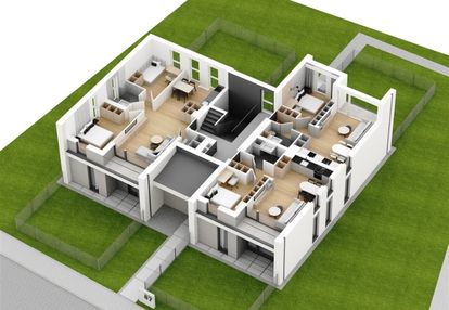 Trzypokojowe z dużym balkonem