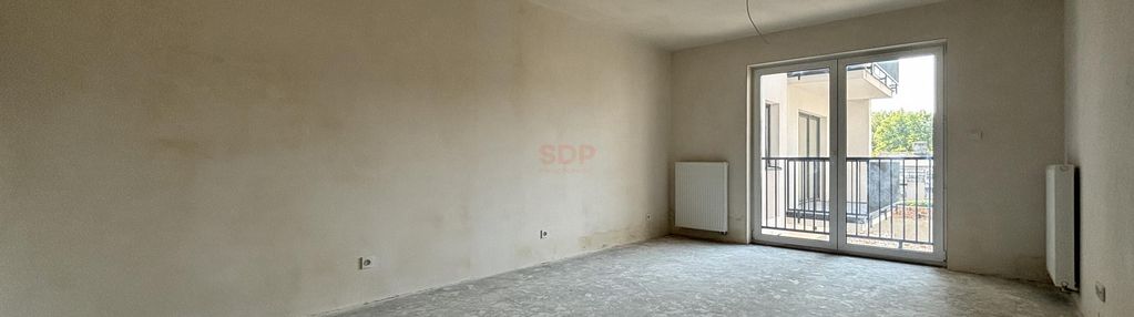 Dwa pokoje z dużym balkonem w nowej inwestycji