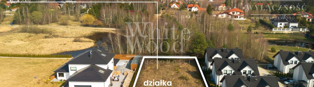 Zaciszna działka z mpzp wśród nowej zabudowy