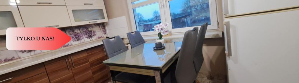 Duże 3 pokojowe na parterze z balkonem i garażem