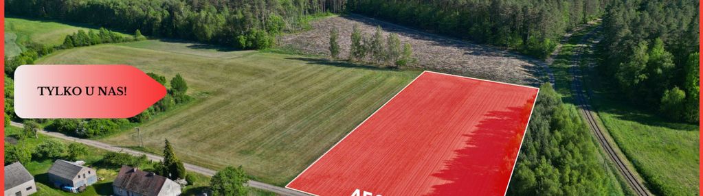 Tylko u nas!4500 m² ciszy i zieleni–bory tuchols