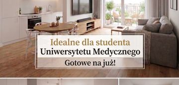 Nowe 2 pokoje dla studenta uniwersytetu medycznego